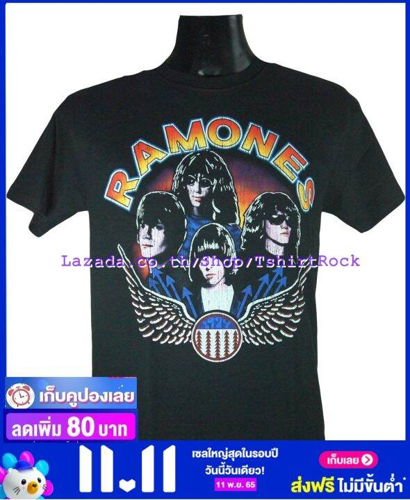 เสื้อวง-ramones-ราโมนส์-ไซส์ยุโรป-เสื้อยืดวงดนตรีร็อค-เสื้อร็อค-rmn1787-ราคาคนไทย