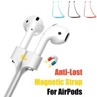 สายคล้องคอซิลิโคนแม่เหล็ก,สายคล้องคอแบบนิ่มสำหรับ Apple AirPods Pro 1 2 3ใช้ได้กับหูฟัง Apple AirPods 1 2 3 Pro สายป้องกันการสูญหาย