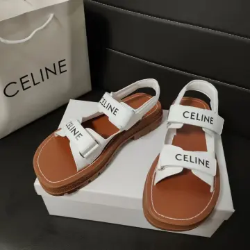 Shop CELINE Casual Style Street Style Plain Logo Sandals by ChaleuR.