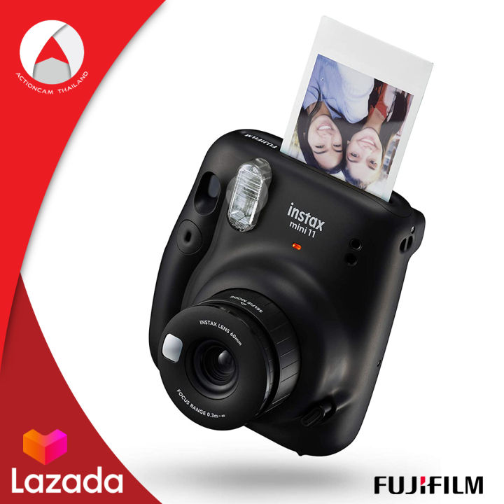 fujifilm-instax-camera-mini-11-กล้องอินสแตนท์-กล้องโพลารอยด์-instant-camera-สีเทาเข้ม-charcoal-gray-ประกันศูนย์-1-ปี-พิมพ์รูปจากกล้องได้-ด้วยแผ่นฟิล์ม-instax