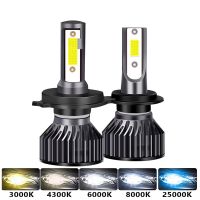 【CW】 Car Headlight H7 Led 16000LM H4 Bulbs Lamps 3000K 4300K 6000K 8000K 80W H9 H11 Lamp Fog Lights