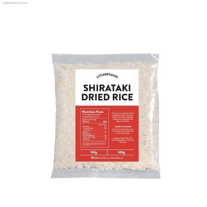 Dry / Dried Shirataki Rice 500g 1kg Konjac Keto/Low Carb Approved
