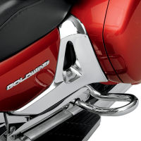 สำหรับ Honda GoldWing GL 1800 GL1800 Chrome ซ้ายขวาชิ้นส่วนรถจักรยานยนต์ดัดแปลงอุปกรณ์เสริม Chrome สามเหลี่ยมฝาครอบ2011 2010 2009