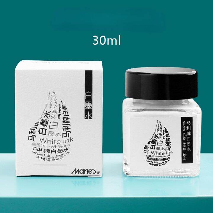 30ml-white-ink-high-gloss-watercolor-art-students-special-starry-sky-embellishment-white-ink-cartoon-blank-correction-fluid