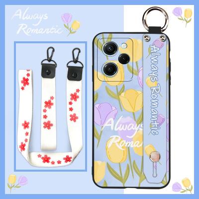 sunflower cartoon Phone Case For Redmi Note12 Pro Speed/Poco X5 Pro 5G New Arrival Fashion Design Wrist Strap Original