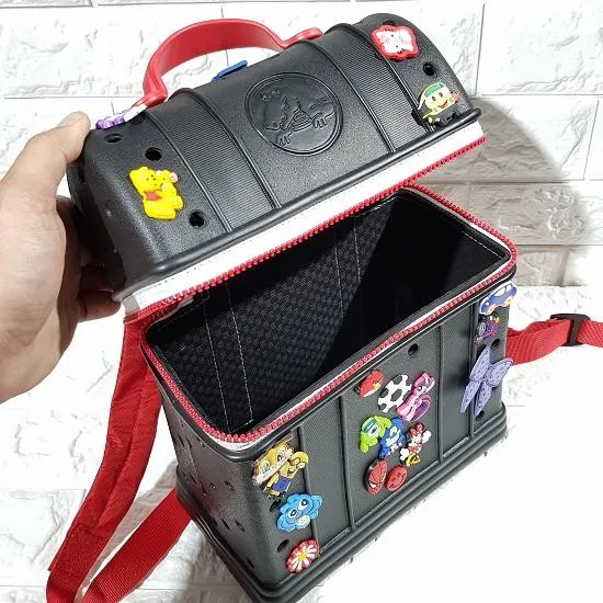 Top Backpack With Pins Crocs ZipBlack Lazada PH