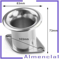 【Stocked almencla1】 Air Horn Funnel Velocity Stack 20V 4AG ITBITBs for Toyota Corolla AE86 Silver