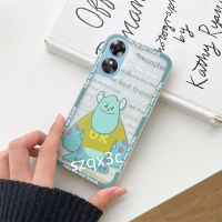 เคสสมาร์ทโฟนใหม่พร้อมสต็อกสำหรับ OPPO A98 A17K A17 A78 A77S A57 Reno8 T 8 Pro 4G 5G 2023เคสโทรศัพท์คู่รักการ์ตูนเคสโทรศัพท์ซิลิโคนรูปน่ารักฝาหลังโปร่งใส OPPOA98เคสนิ่ม