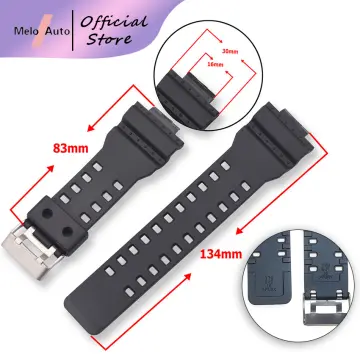 Changing casio best sale watch band