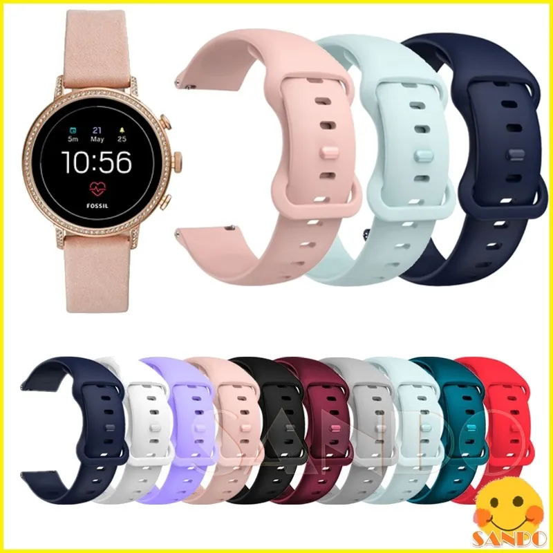 Fossil gen 4 discount silicone band smart watch