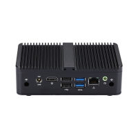 Qotom Tiny PC Q730C Q750C พร้อม Celeron J4105 J4125พ็อกเก็ตคอมพิวเตอร์ Low Power 2 COM