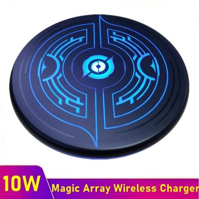 Tongdaytech 10W Qi Wireless Charger for iPhone XS XR 11 Pro Max Fast Wireless Charging Pad for Samsung S20 S10 S9 S8 Carregador