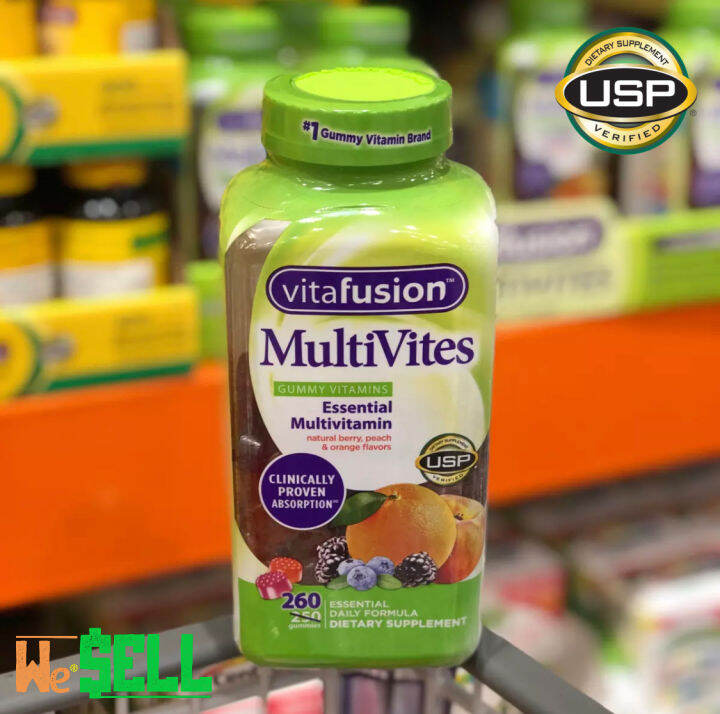 vitafusion Multivites Gummy vitamins 260 gummies Multivitamin Expiration 11/2023 ( Authentic