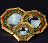 Fengshui Town House Phnom Penh Compass Nine Palace Eight Diagrams Mirror Concave-convex Glass Mirror Home Prosperity