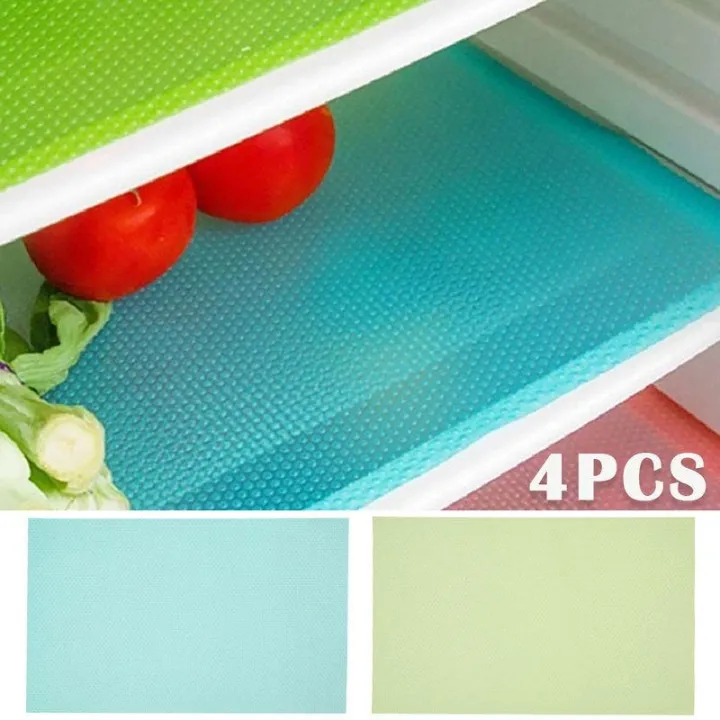 9 Pack Refrigerator Mats,washable Fridge Mats Liners Waterproof Pads