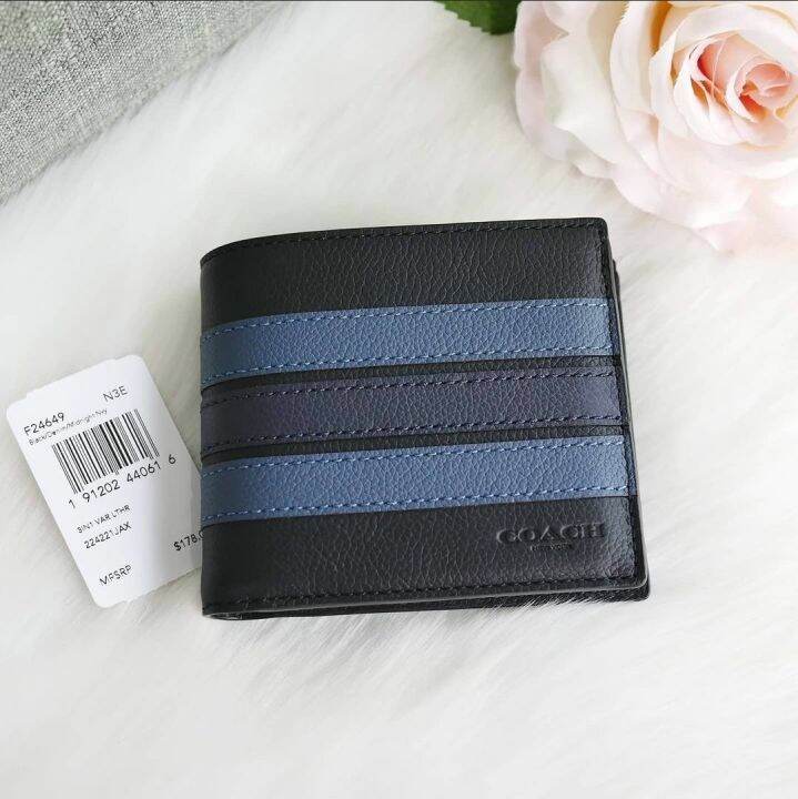 Mens black best sale coach wallet