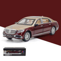 Maybach S600ยานพาหนะโลหะขนาดเล็กของขวัญเด็กจำลอง1:24โมเดลรถโลหะผสมเครื่องประดับ【cod】