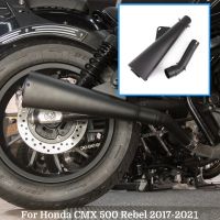 ☜♠ 2019 2020 CMX 500 Accessories Motorcycle Exhaust Modify Motocross Exhaust Muffler For Honda CMX500 Rebel 2017-2021 2018 2020