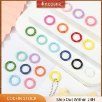 ENCOUNT 5pcs 2.45 ซม. ตะขอโลหะผสมสังกะสี ทริกเกอร์แบบกลม หัวเข็มขัด Spring O-Ring Buckles Carabiner Purses Handbags คลิปหนีบสแน็ป