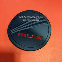 ครอบฝาถังน้ำมัน มิวเอ็กซ์ MUX MU-X สีดำโลโก้แดง