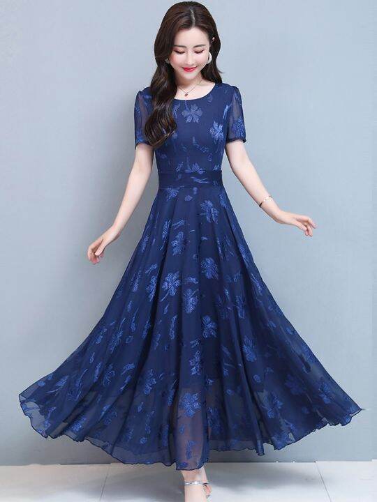 vintage-blue-clothes-for-women-2023-maxi-dress-chiffon-floral-party-elegant-boho-summer-korean-fashion-long-chic-evening-dresses