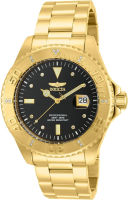 Invicta Mens 15286 "Pro Diver" 18k Yellow Gold Ion-Plated Stainless Steel and Diamond Accent Watch