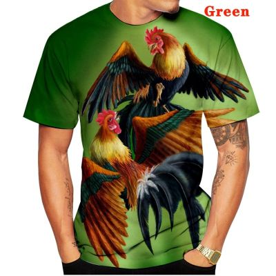 Men Women Fashion T Shirt Funny Chicken Tshirt 3d Print T-shirt Casual Short Sleeve Tees Tops O-Neck