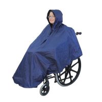 【CW】 Waterproof Rain Poncho for Wheelchair Mobility Old Scooter Large Wind Proof Cape Raincoat Cloak with Hood Cap Protection Y9UA