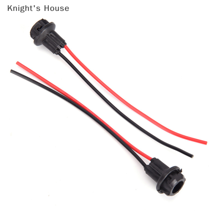 knights-house-t10-w5w-light-bulb-socket-holder-พอดีกับรถรถบรรทุกเรือ-soft-rubber-connector-hot