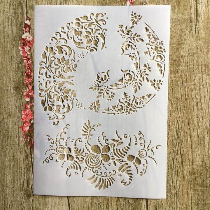 4pcs-lot-a4-floral-french-word-diy-layered-stencil-painting-scrapbook-coloring-embossed-album-decorative-paper-card-template