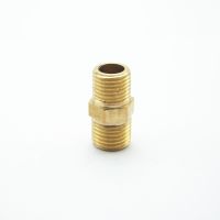 1/4" BSP Male x M14*1.5 Thread Connection Hex Brass Pipe Adapter Coupler Reducer Connector For Fuel Gas Water Valves