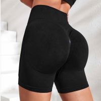 Seamless Shorts Scrunch Shorts Workout Shorts for Women High Waist Running Biker Shorts Spandex Scrunch Gym Yoga Shorts