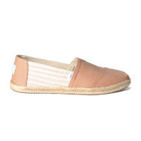 TOMS รองเท้าลำลองผู้หญิง สลิปออน รุ่น Alpargata Honey Canvas University (CB) รองเท้าลิขสิทธิ์แท้