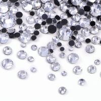 SS4 SS40 Clear Crystal AB DMC Hotfix Rhinestones Glass Iron On Hot Fix Rhinestones Strass Glue For Transfer Motif Designs Y2873