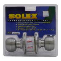 จัดส่งด่วน! ลูกบิดทั่วไป SOLEX 500 SS/PS หัวกลม สีสเตนเลส/สเตนเลสเงา SOLEX 500 SS/PS STAINLESS STEEL ENTRANCE KNOB มืออาชีพเรื่องประตู ประตูราคาถูก พร้อมเก็บเงินปลายทาง