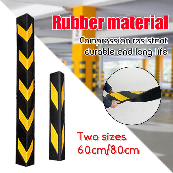 Safety Wall Guard Rubber Wall Corner Guard Protector With Reflective
