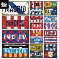 【YF】▽♧♚  Putuo Spain Metal Sign Licenses Plate Plaque for Bar Pub Man Cave Wall Decoration