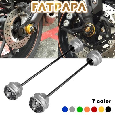 11☼FATPAPA-ตัวเลื่อนที่กันขอบล้อล้อหน้าสำหรับยามาฮ่า XJ6 XJ6N XJ6S XJ6F 2008-2016