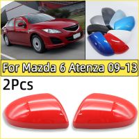 หัวปั๊มขวดกระจกมองหลังคู่สำหรับ Mazda 6 Atenza GH 2009 2010 2011 2012 2013ประตูรถฝาครอบหุ้มด้วยสี