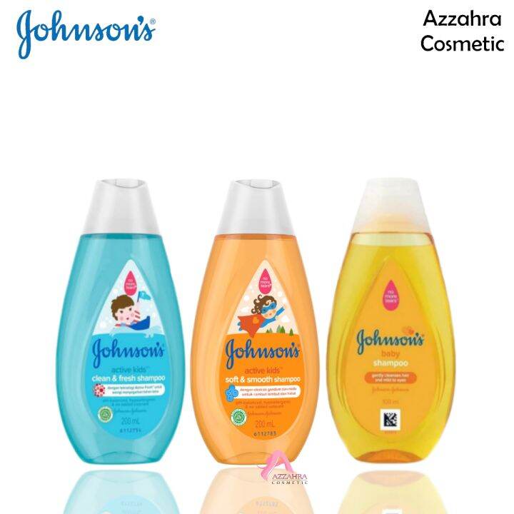JOHNSON'S Baby Shampoo Gold Active fresh Soft&Shiny Shampo Anak