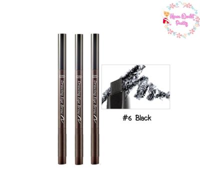 Etude House Drawing Eye Brow ดินสอเขียนคิ้ว #06 (สีดำ) 3 แท่ง เพิ่มไส้ปริมาณ 30%