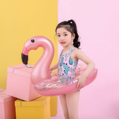 YUYU Baby Pool Float Flamingo Swimming Inflatable Mattress Unicorn Swim ring Circle Children Float Pool Toys Kids