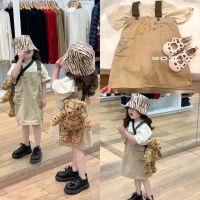 CUTE BABY?พร้อมส่ง?ชุดเซ็ทสองชิ้น เสื้อ+เอี๊ยม ชุดเซ็ทสำหรับเด็กผู้หญิง(688)