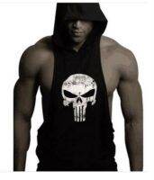 Ma3 jia3 mens cultivate ones morality summer sports leisure skulls breathable waistcoat sleeveless vest