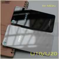 1ชิ้นใหม่สำหรับ Meizu U20ฝาครอบด้านหลังหลังปลอกหุ้มพร้อม Flash เลนส์กล้องถ่ายรูปอะไหล่ Meizu U10 U20