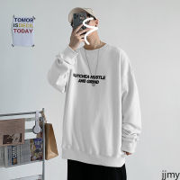 M-5XL men Hoodie Mens Clothing Sweater trend autumn and winter casual loose Print Pullover College style Loose Oversize Pullover long sleeve T-shirt Fashion Man basic Hoodie