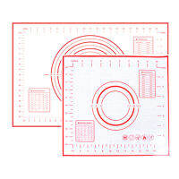 【❖New Hot❖】 SDFS34534 Bakingchef เครื่องทำแป้งพิซซ่าแผ่นรองอบซิลิโคน2ชิ้น/เซ็ตอุปกรณ์ทำขนมอุปกรณ์ทำอาหารแกดเจ็ตสำหรับครัวอบนวด