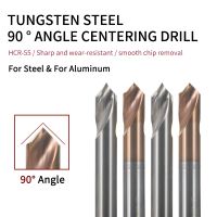 ✖ 90 Degree D1 D20 50/75/100MM Tungsten Steel Center drill bit cnc Hole Coated milling Tools for aluminum/steel Metal lathe cutter