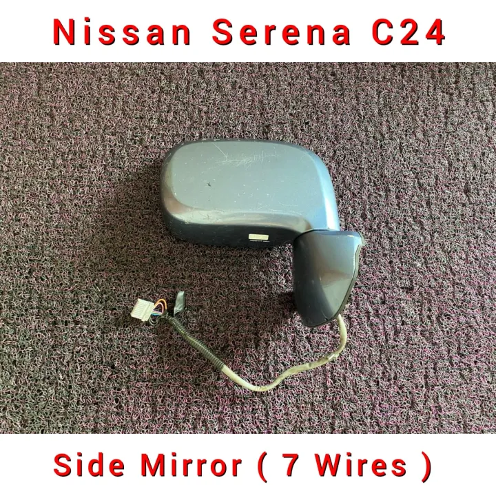 Nissan Serena C24 Auto Flip Side Mirror ( 7 Wires ) / Door Side Mirrors