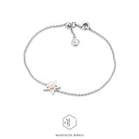 Maison de Jewels - Star Perles Bracelet สร้อยข้อมือเงินแท้ สร้อยข้อมือดาว สร้อยข้อมือมุก